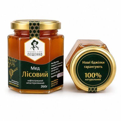 Мед лісовий 260 г 5050 фото